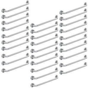 Barra Alça Apoio 80cm Aço Inox Kit 30 Uni Suporte Anti Queda Segurança Gestante Idoso Cadeira Banho
