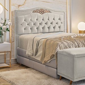 Cabeceira Holanda 1,95 para Cama Box King Size-veludo
