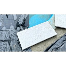Kit 8pçs Borda Atérmica Piscina Antiderrapante 50x20cm Vitoratto - Branco - 3
