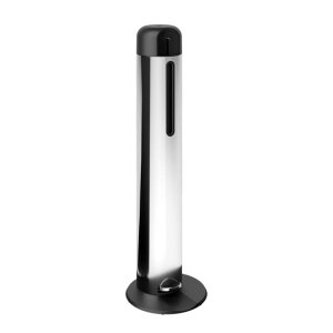 Totem Higienizador de Mãos Suporte Dispenser Álcool Gel Aço Inox com Pedal Brinox Dispensador