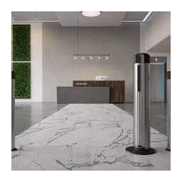 Totem Higienizador de Mãos Suporte Dispenser Álcool Gel Aço Inox com Pedal Brinox Dispensador - 5