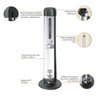 Totem Higienizador de Mãos Suporte Dispenser Álcool Gel Aço Inox com Pedal Brinox Dispensador - 3