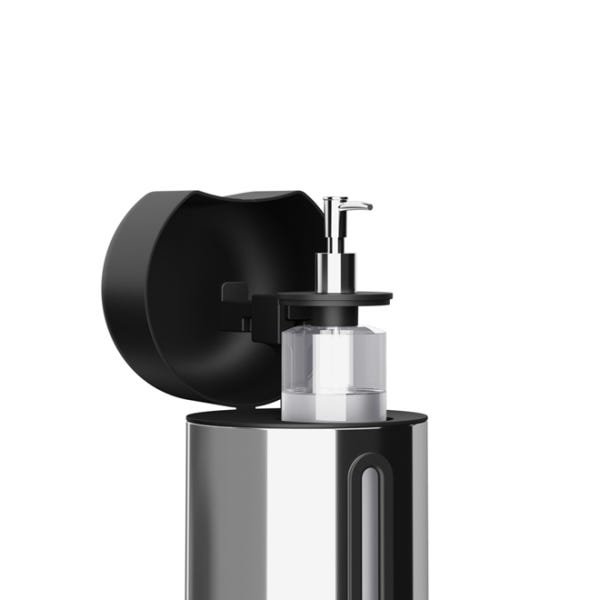 Totem Higienizador de Mãos Suporte Dispenser Álcool Gel Aço Inox Com Pedal Brinox Dispensador - 4