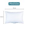 Travesseiro Anti Stress Ajuda no Sono Suporte Firme 50cm X 70cm Camesa - 4