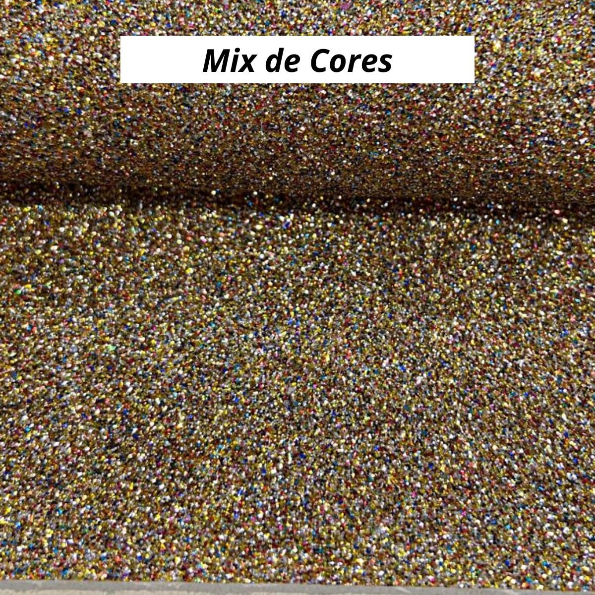 Tecido Lonita Com Glitter Fino Para Chinelos - 50cm X 140cm Cor:Mix - 2