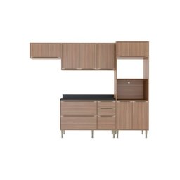 Cozinha Completa com Tampo 9 Portas 5 Peças Calábria Multimóveis - 2 Cozinha Completa com Tampo 9 Portas 5 Peças Calábria Multimóveis - 2