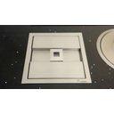 Ver imagem 3 de Lixeira Quadrada de Embutir com Puxador Quadrado Inox 8,5l