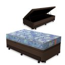Ver imagem 1 de Cama Box Baú e Auxiliar Solteiro + Colchão de Espuma D20 Gazin Supreme 88cm