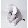 Almofada Elefante Cinza Com Branco Pelúcia 62 Cm - 2