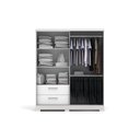 Ver imagem 5 de Quarto Completo Casal Guarda Roupa 2 Ptas CB2N571 + Cômoda S824 Branco Kappesberg