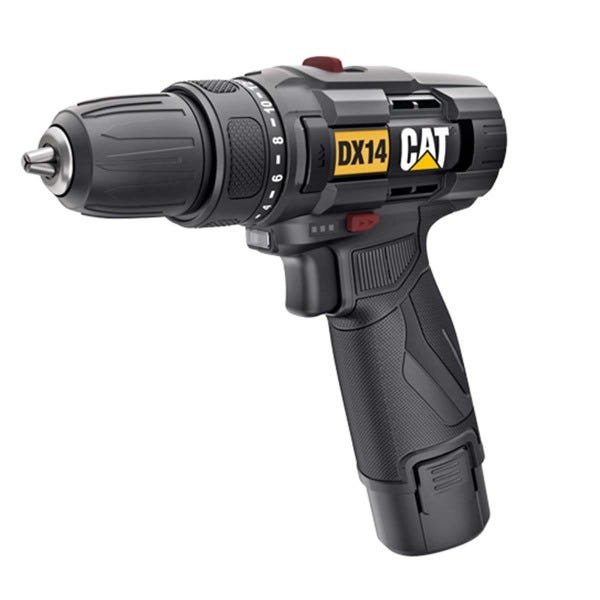 Parafusadeira Furadeira Elétrica A Bateria 12v Dx14 Cat Caterpillar ...