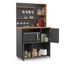 Ver imagem 2 de Cantinho do Café Aconchego Grafite/cinamomo - Patrimar