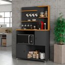 Ver imagem 4 de Cantinho do Café Aconchego Grafite/cinamomo - Patrimar