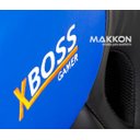 Ver imagem 3 de Cadeira Gamer Infantil Preta com Azul Mk-861 - Makkon