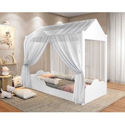 Cama Montessoriana Infantil Montessoriana Duda - Branco Branco - 1