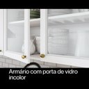 Ver imagem 5 de Cozinha Modulada com Pés 271,5cm 5 Peças 11 Portas 5 Gavetas Americana Henn - Branco/calcare