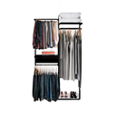 Ver imagem 1 de Closet Aramado - Linear Clr373 Gav Corcor, Tamanhocor:preto;tamanho:1,30