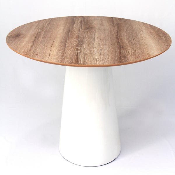 Mesa de Jantar Cone 100cm Mezzo Castani - 1