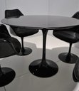 Ver imagem 2 de Mesa de Jantar Tulipa Saarinen Redonda 120cm + Vidro Laca Preta