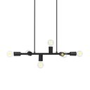 Ver imagem 4 de Lustre Pendente Taschibra Buds para 6 Lâmpadas E27 Bivolt Preto