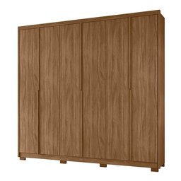 Guarda Roupa Danubio 6 Portas 3 Gavetas Naturale - 2