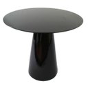 Ver imagem 1 de Mesa de Jantar Cone 100cm Base Preta Laca Preta