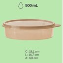 Ver imagem 4 de Tigela Colors 500ml Rosa Chá (linho) Tupperware