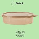 Ver imagem 4 de Tigela Colors 500ml Rosa Chá (linho) Tupperware