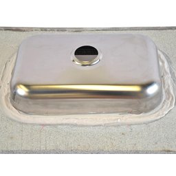 Pia de Granito para Cozinha Levorato Andorinha - 150x55cm - Granito Cinza Andorinha - 7