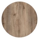 Ver imagem 2 de Mesa Saarinen Redonda 137cm Madeira Base Branca Mezzo Castani