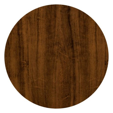 Mesa de Jantar Tulipa Saarinen Redonda 150cm Madeira Base Preta Imbuia