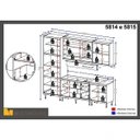 Ver imagem 4 de Cozinha Completa com Tampo 12 Portas 7 Peças Sicília Multimóveis