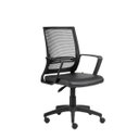 Ver imagem 1 de Cadeira de Escritório Giratória Stay Encosto em Tela Universal Base Nylon Preta Roal
