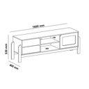 Ver imagem 5 de Rack para Tv até 60" Nature Naturale/branco Artely