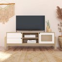 Ver imagem 2 de Rack para Tv até 60" Nature Naturale/branco Artely