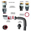 Ver imagem 7 de Cuba Redonda Banheiro Aço Inox 304 Dourada com Válvula Click