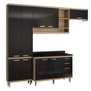 Ver imagem 2 de Cozinha Completa com Tampo 9 Portas 5 Peças Sicília Multimóveis