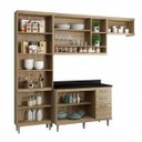 Ver imagem 3 de Cozinha Completa com Tampo 9 Portas 5 Peças Sicília Multimóveis