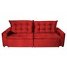 Sofá Retrátil com Molas Amazonas 220 Vermelho - WS Estofados - 2