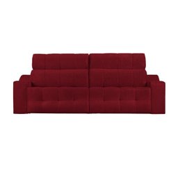 Sofá Top Lubeck Retrátil e Reclinável 250 Vermelho WS Estofados - 3