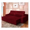 Ver imagem 1 de Sofá Top Lubeck Retrátil e Reclinável 250 Vermelho WS Estofados