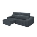 Ver imagem 4 de Sofá Top Lubeck Retrátil e Reclinável 250 Cinza - WS Estofados