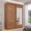 Ver imagem 2 de Guarda Roupa Lia 2 Portas de Correr com Espelho Mdf