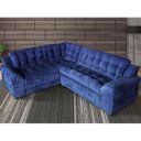 Ver imagem 1 de Sofá Madrid Premium Suede Velut Azul - Ws Estofados