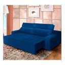 Ver imagem 1 de Sofá Top Lubeck Retrátil e Reclinável250 Azul - WS Estofados