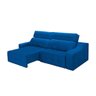 Sofá Top Lubeck Retrátil e Reclinável250 Azul - WS Estofados - 4