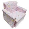Poltrona Infantil Sofazinho Reforçada Decoração Modelos Unicórnio Rosa - 3