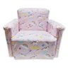 Poltrona Infantil Sofazinho Reforçada Decoração Modelos Unicórnio Rosa - 1