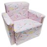 Poltrona Infantil Sofazinho Reforçada Decoração Modelos Unicórnio Rosa - 4