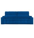 Ver imagem 3 de Sofá Top Lubeck Retrátil e Reclinável 220 Azul - Ws Estofados